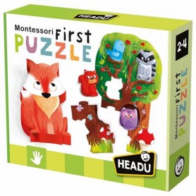 Headu . 420133 - Montessori First Puzzle The Forest 2-4An